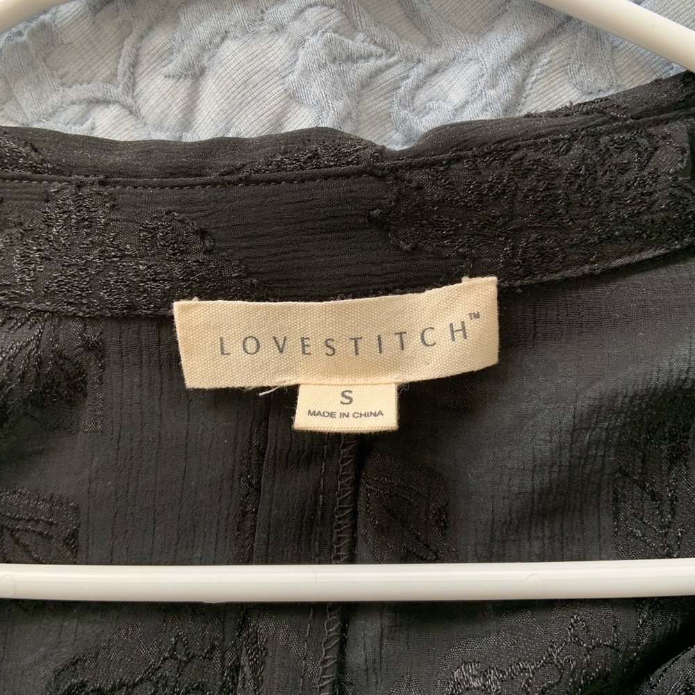 Vici Black Button Down Blouse - image 3